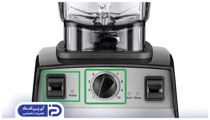 دکمه سرعت و پالس