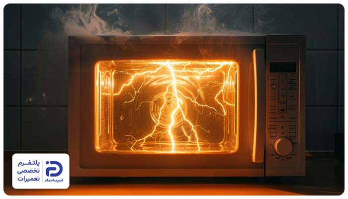 وجود اتصالی علت دود کردن مایکروفر