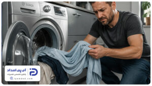 علت خشک نکردن لباسشویی بوش