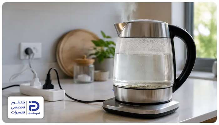 کم شدن حرارت چای ساز گوسونیک