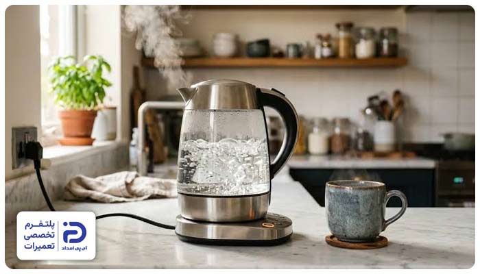 داغ نشدن آب در چای ساز گوسونیک