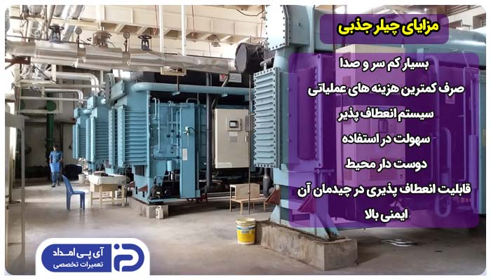 مزایای چیلر جذبی