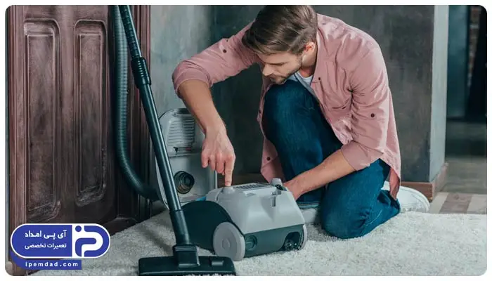 چرا در جاروبرقی بسته نمیشه؟