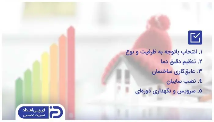 راهکارهای کاهش مصرف برق چیلر