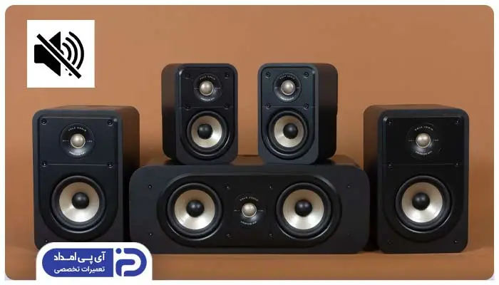 فعال بودن حالتهای سکوت یا Mute اسپیکر