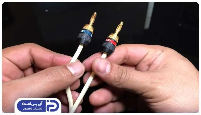 استفاده از کابلهای معیوب یا نامناسب اسپیکر