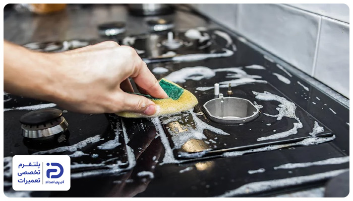 نحوه تمیز کردن گاز آاگ