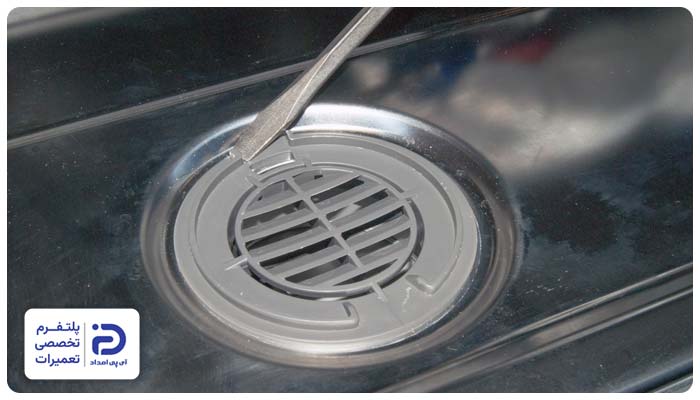 مسدود شدن مسیر هوا ماشین ظرفشویی