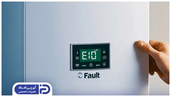 ارور E10 پکیج ایران رادیاتور