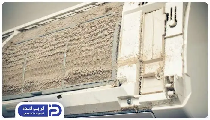 کثیفی فیلتر علت پرتاب یخ کولر گازی