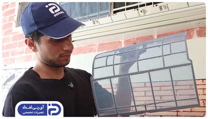 کثیفی یا گرفتگی فیلتر هوا علت باد سرد کولرگازی در حالت گرمایش