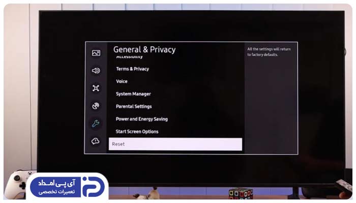 نحوه بازگردانی تنظیمات کارخانه (Factory Reset)