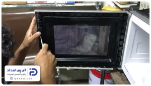 نحوه تعویض شیشه ماکروفر
