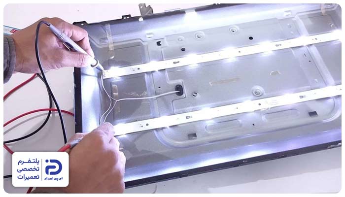 اختلال در نور پس‌زمینه (Backlight) تلویزیون
