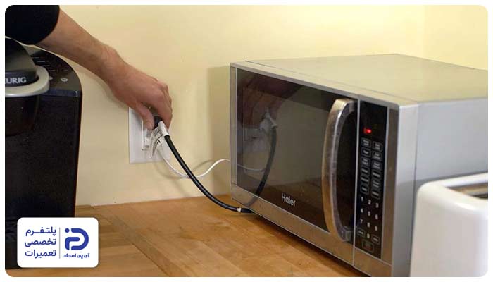 استفاده از سیم رابط یا کابل افزایش طول ماکروفر