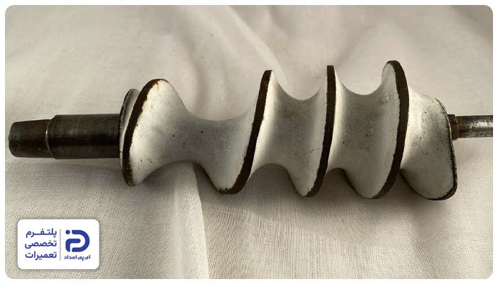 خرابی مارپیچ حلزونی چرخ گوشت