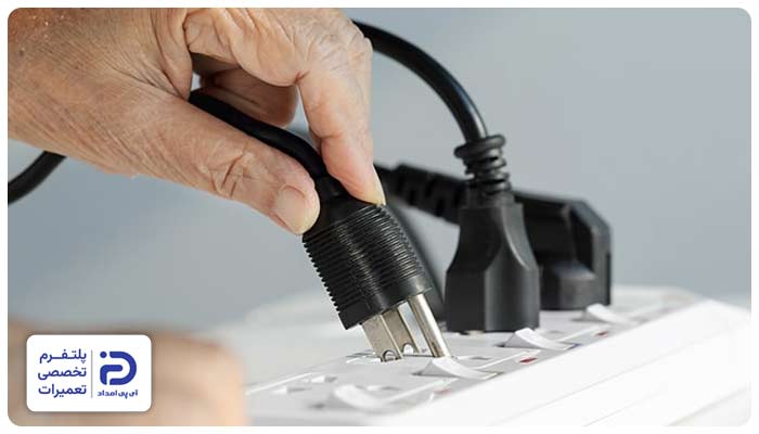 عدم استفاده از محافظ برق