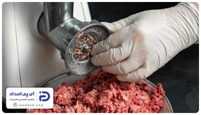 علت برعکس چرخیدن چرخ گوشت