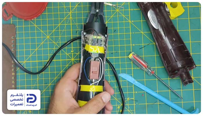 خرابی برد، علت نچرخیدن سشوار چرخشی