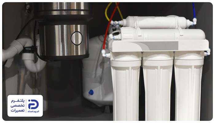 وجود هوا در سیستم دستگاه تصفیه آب خانگی 