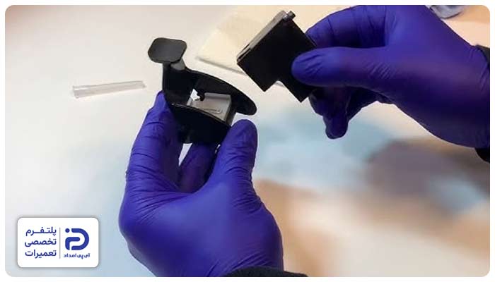 بررسی وضعیت قطعات و تعویض حرفهای اجزای فرسوده پرینتر اچ پی