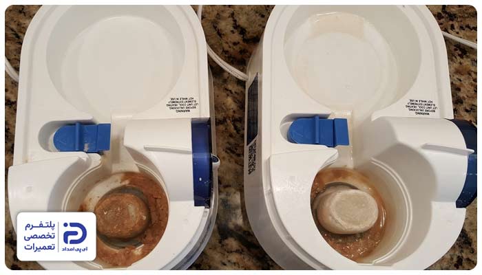 تجمع رسوب روی پیزو یا المنت بخار