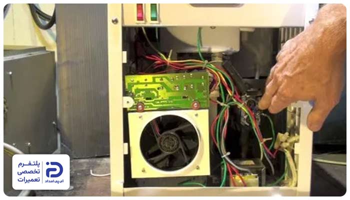 جداکردن اتصالات الکترونیکی آبسردکن خانگی