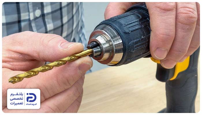 لغزش مته در سه‌نظام دریل شارژی