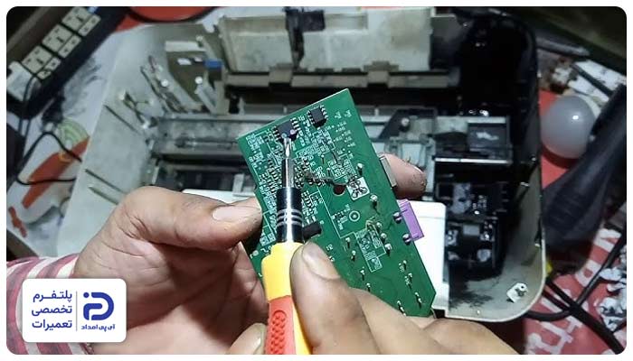 تعمیر برد پرینتر اچ پی