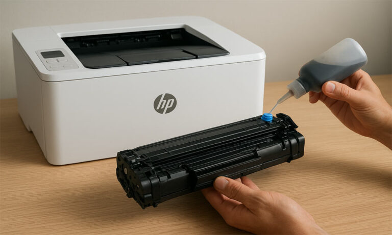 شارژ کارتریج پرینتر اچ پی