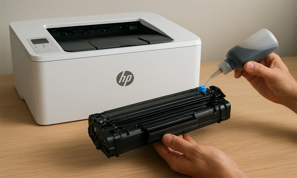 شارژ کارتریج پرینتر اچ پی