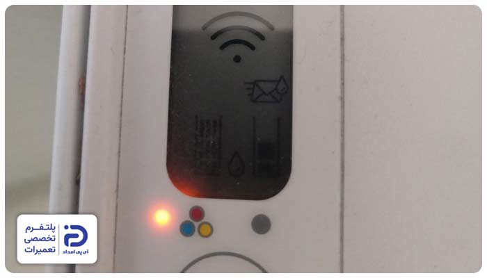 روشن شدن چراغ قرمز پرینتر اچ پی