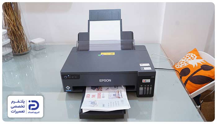 نصفه پرینت گرفتن پرینتر اپسون
