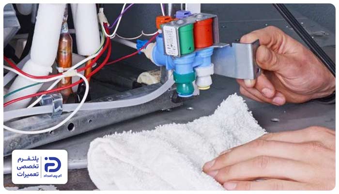 تست نشت آبسردکن خانگی