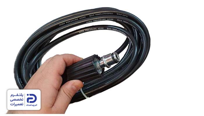 پیچ‌خوردگی یا ایراد در شلنگ ورودی