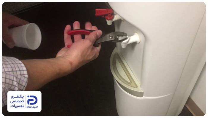 مراحل لازم پیش از شروع تعویض شیر آبسردکن خانگی