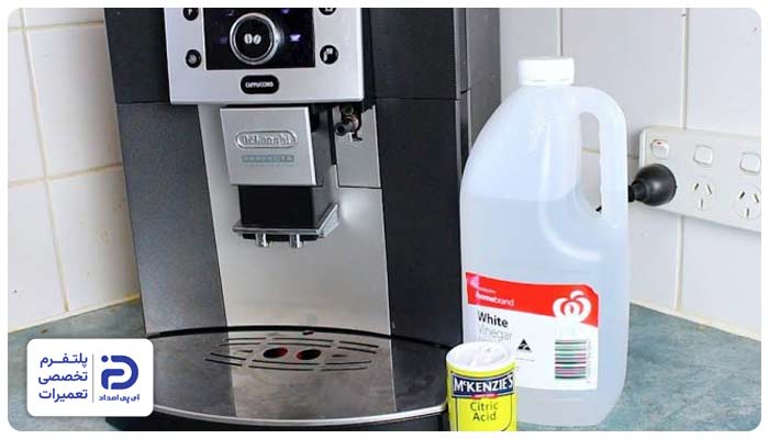 نیاز به رسوبگیری (Descaling) برای علت چشمک زدن چراغ اسپرسوساز