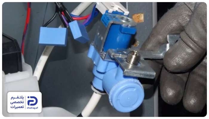 باز کردن شیر برقی آبسردکن خانگی