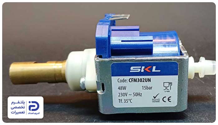 مشکل در پمپ یا سیستم بخار علت چشمک زدن چراغ اسپرسوساز