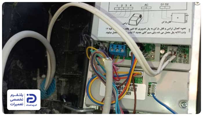 مشکل در سیم‌کشی و اتصالات آیفون تصویری