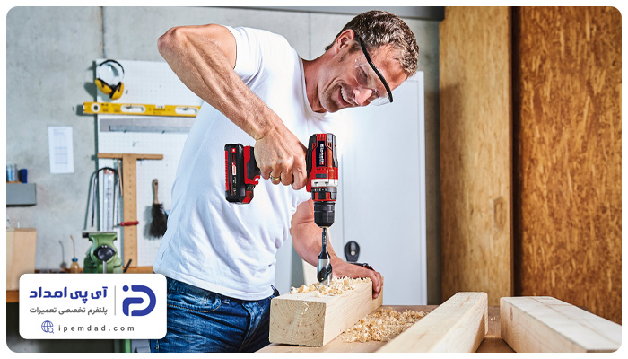 علت هرز چرخیدن دریل شارژی