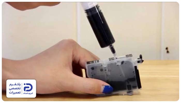 شارژ کارتریج پرینتر اپسون با جوهر استاندارد و سازگار