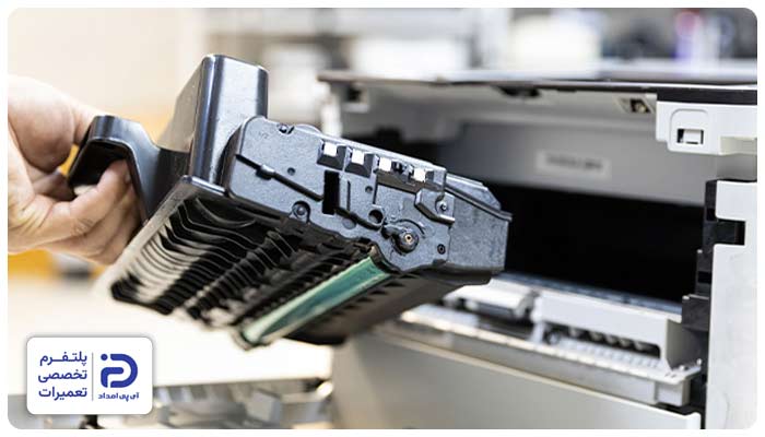 تعویض و شارژ کارتریج پرینتر پاناسونیک