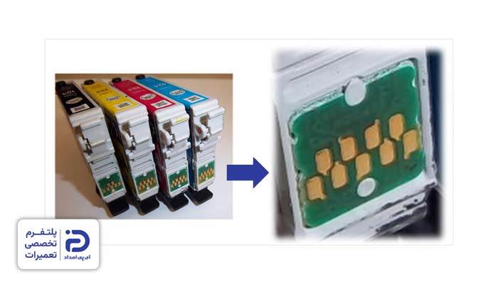 ریست چیپ کارتریج و رفع ارورهای جوهر پرینتر اپسون