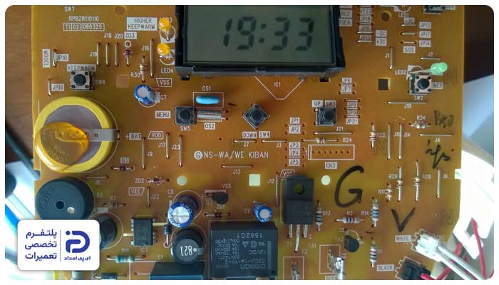 خرابی برد علت سوختن المنت پلوپز