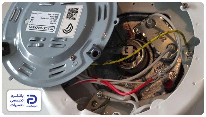 مشکل در سیم کشی علت سوختن المنت پلوپز