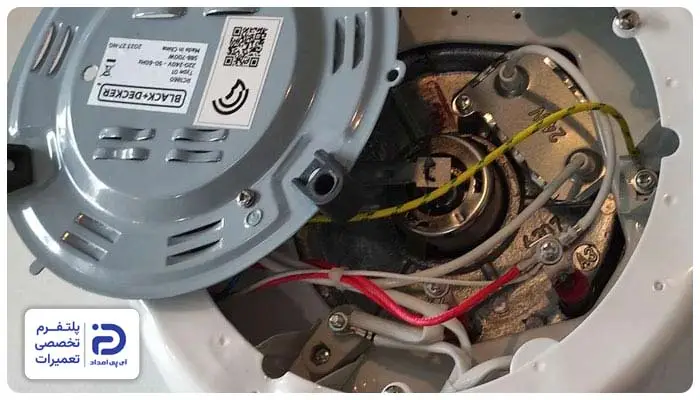مشکل در سیم کشی علت سوختن المنت پلوپز