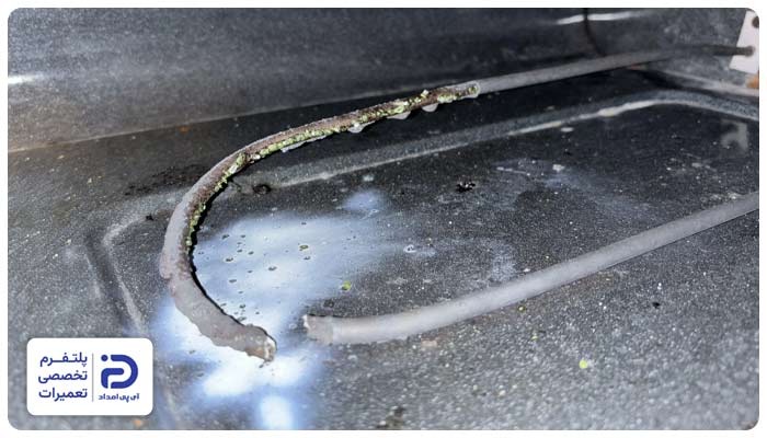 خرابی المنت حرارتی آون توستر 