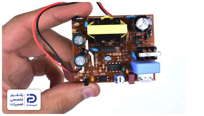 مشکل منبع تغذیه آیفون یا قفل درب