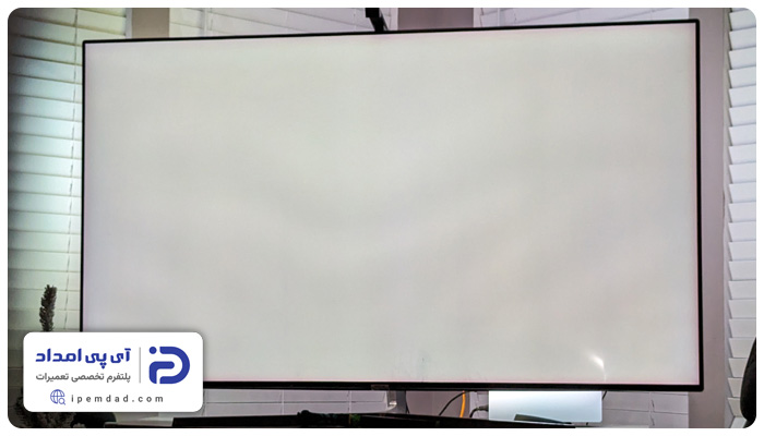 علت سفید شدن تصویر تلویزیون